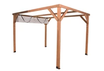 Pergola de terrasse en bois Aruba 3 x 3,7 m Garden Point