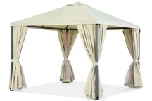 Pergola terrasse beige Madrid 3 x 3m Garden Point Premium