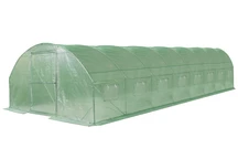 Serra a tunnel 4x10m Garden Point verde con porte