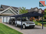Carport en polycarbonate Arcadia Palram - Canopia 3,6 x 10,5 m (1)