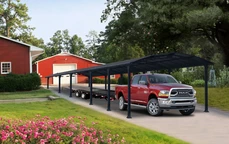 Carport en polycarbonate Arcadia Palram - Canopia 3,6 x 12,7 m (1)