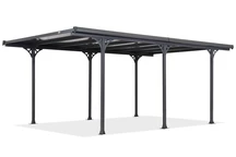 Grand abri en polycarbonate Montana 3,13 x 5,02 m CoverTech antracyt