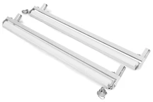 Jeu de stores blancs pour pergola latérale La Palma 4m Garden Point