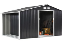 Maison à outils Portland en métal 3,4 x 2,6 m Store Boss anthracite