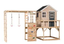 Maison à plate-forme en bois avec salle de sport Antek IX
