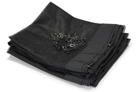 Moustiquaire pour abri de jardin Milos 3x6m Garden Point noir