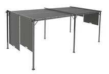 Pergola Sevilla Anthracite 3x6m Garden Point terrasse