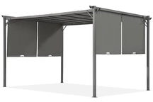 Pergola terrasse anthracite Sevilla 3x4m Garden Point