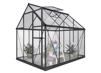 Serre de jardin en polycarbonate Bergenia 1,8 x 2,4 m CoverTech