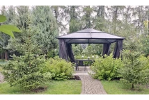 Abri de jardin moderne Santiago Premium 4x4m Garden Point anthracite