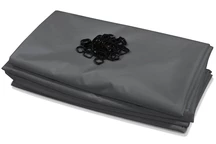 Rideaux anthracite pour le pavillon Valencia 4x4 m Garden Point
