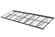 Auvent de porte Kassel 100 x 300 cm CoverTech anthracite