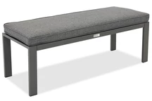 Banc Zakintos en aluminium anthracite Garden Point