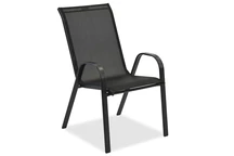 Chaise Modena noire Garden Point