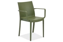 Chaise de jardin Victoria avec accoudoirs Bica vert