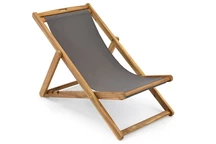 Chaise longue de jardin en bois d'acacia Surat Garden Point