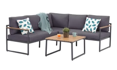 Coin de jardin en aluminium Bresso Garden Point anthracite