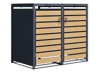 Enceinte pour 2 poubelles 120l ou 240l Bremen CoverTech