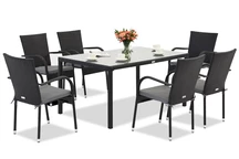 Ensemble de jardin technorattan Milan