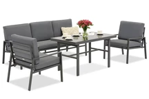 Ensemble de meubles de jardin Vigo Apetito 5 anthracite Garden Point