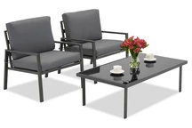 Ensemble de meubles de terrasse Garden Point Vigo anthracite