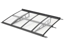 Extension de 150 cm de l'auvent de porte Kassel CoverTech anthracite