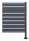 Extension du couvercle de la poubelle 120l ou 240l Halen CoverTech anthracite