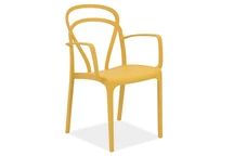 Fauteuil de jardin Vague avec accoudoirs Bica orange