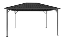 Garden Point Itaka 3x4 gazebo de jardin anthracite