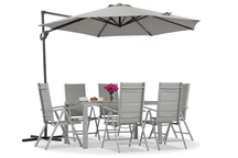 Garden Point Pesaro 3m anthracite parapluie de jardin