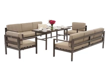 Garden Point Porto Apetito 8 brown garden furniture set