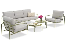 Imperia Garden Point mobilier de jardin en métal vert