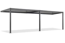 Lagos 3x6 Garden Point pergola murale pour terrasse anthracite