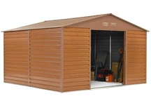 Lahti metal tool house 3.4 x 3.2 m Store Boss woodlike