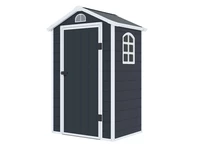 Maison à outils en plastique Bergen 1,3 x 1 m CoverTech anthracite