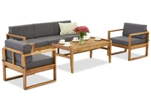 Meuble de jardin en bois d'acacia Maskat Coffee 5 Garden Point