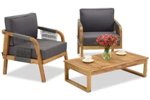 Meubles de jardin en bois d'acacia Mumbai Terrace Garden Point