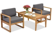 Meubles de jardin en bois d'acacia de Maskat Terrace Garden Point