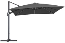 Parapluie de jardin Merano avec éclairage LED 3x4m Garden Point anthracite