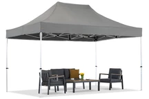 Pavillon de jardin anthracite Manta Garden Point