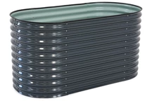 Pot de jardin en métal 800 l Mandal Store Boss anthracite
