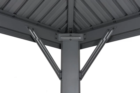 Sardinia 3x4 Garden Point pavillon de jardin anthracite