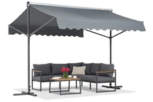 Store sur pied Parla 3x3 m anthracite Garden Point