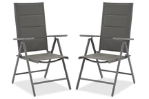 Verona Garden Point set de chaises en aluminium - 2 pièces gris