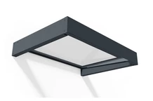 Auvent de porte en aluminium Sophia 1,2 m Palram - Canopia anthracite