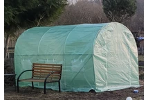 Serre tunnel de jardin bâche pour la culture de végétaux 2x3,5m verte Garden Point