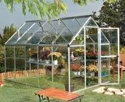 Serre en polycarbonate Harmony Silver 1,85 x 3,1m Palram