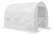 Tente en feuille métallique 2x4m blanc