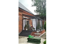 Véranda Sanremo Palram - Canopia 3 x 4,25 m gris