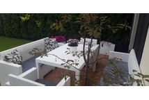 Table en rotin Bica techn blanc Houston